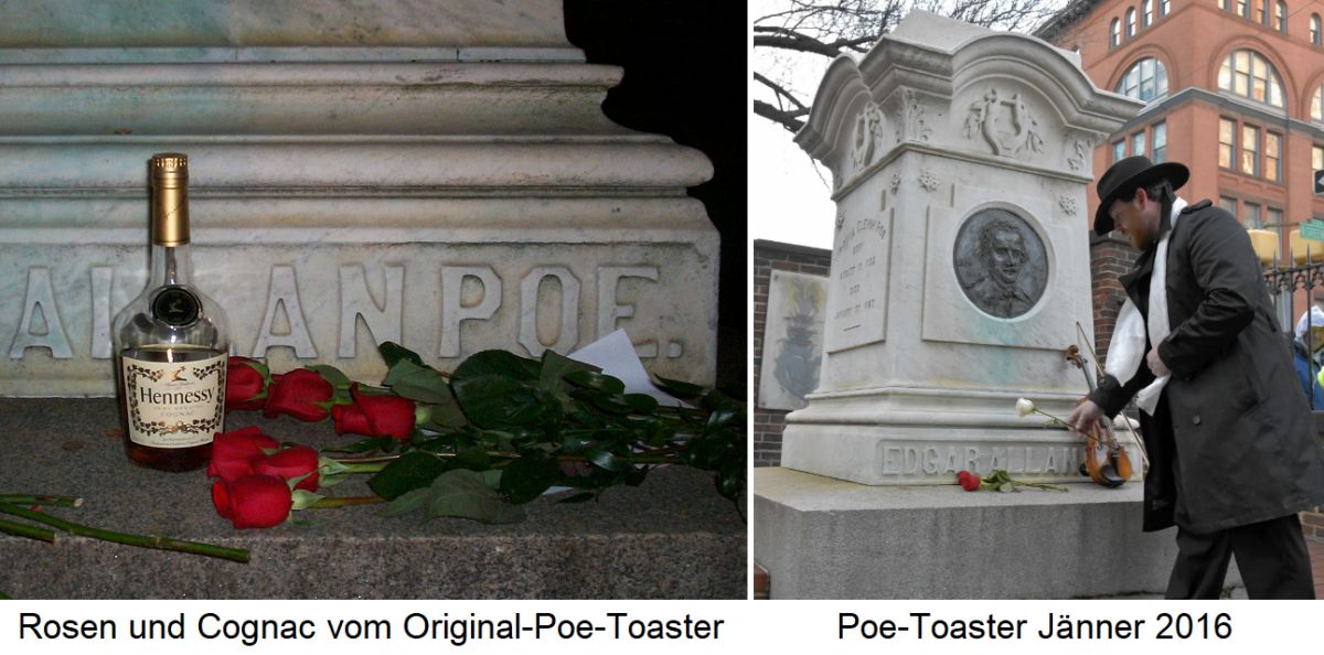 Poe-Toaster - Rosen und Cognac vom Original und Poe-Toaster ab 2016