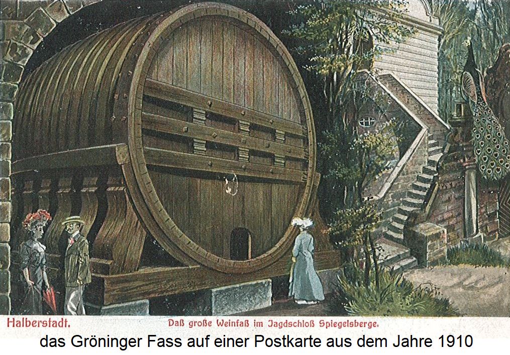 Gröninger Fass - Postkarte 1910