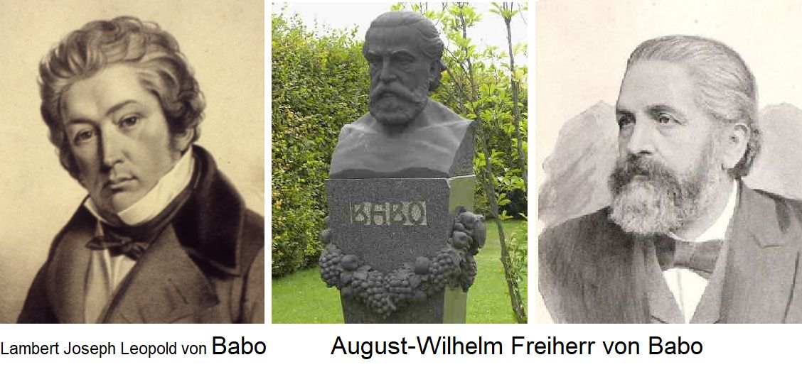 Lambert Joseph Leopold von Babo / August Wilhelm Freiherr von Babo