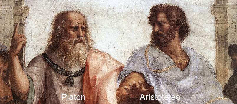 Aristoteles - Platoin und Aristoteles (Gemälde von Raffael)
