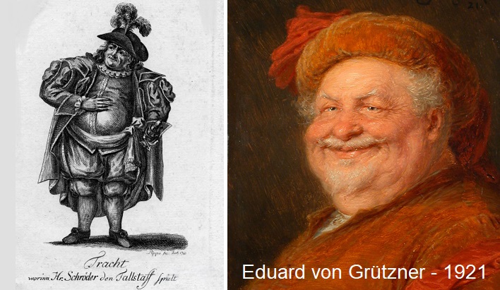 Falstaff - Friedrich Schröder Tracht und Eduard von Grützner
