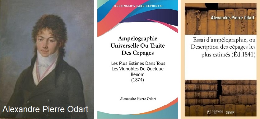 Odart Alexandre Pierre - Porträt und 2 Buchcover