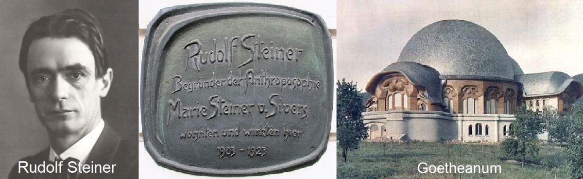 Steiner Rudolf - Porträt Rudolf Siener, Gedenktafel, 1. Goetheanum