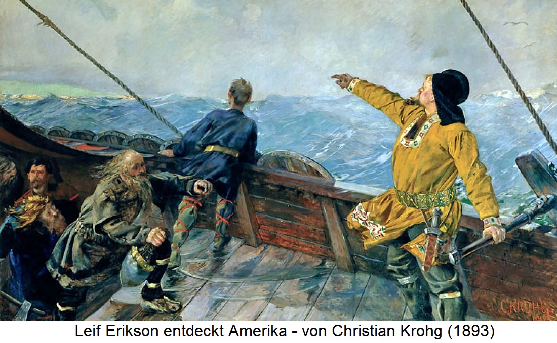 Vinland - Leif Erikson entdeckt Amerika (Schiff in bewegtem Meer)